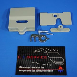 Fermeture de porte coudé gris